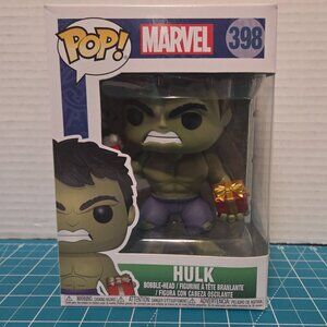 Funko POP Marvel Comics Hulk Holiday Christmas 398 Vinyl Figure